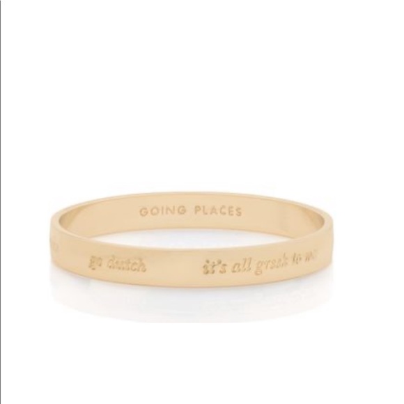kate spade Jewelry - AUTHENTIC KATE SPADE GOLD BANGLE